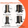 Cokritsm 4PCS Adjustable Deck Post Anchor Base Brackets Fit 1.5x1.5,2x2,2x4,4x4