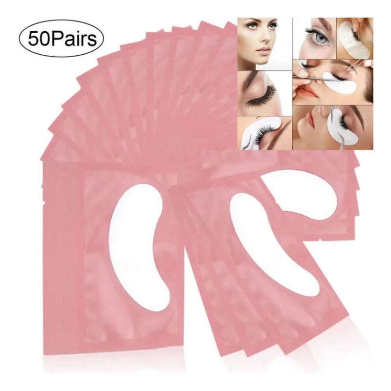 50 Pares De Parches, Hidrogel Para Extensión De Pestañas
