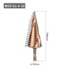 AIMALL HSS M35 Cobalt Steel Step Cone Drill Bit Hole