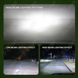 CHUSYYRAY For Hummer H3 2006-2010 6000K 4pcs LED Headlight Hi/Lo+Fog Light Bulbs Combo kit