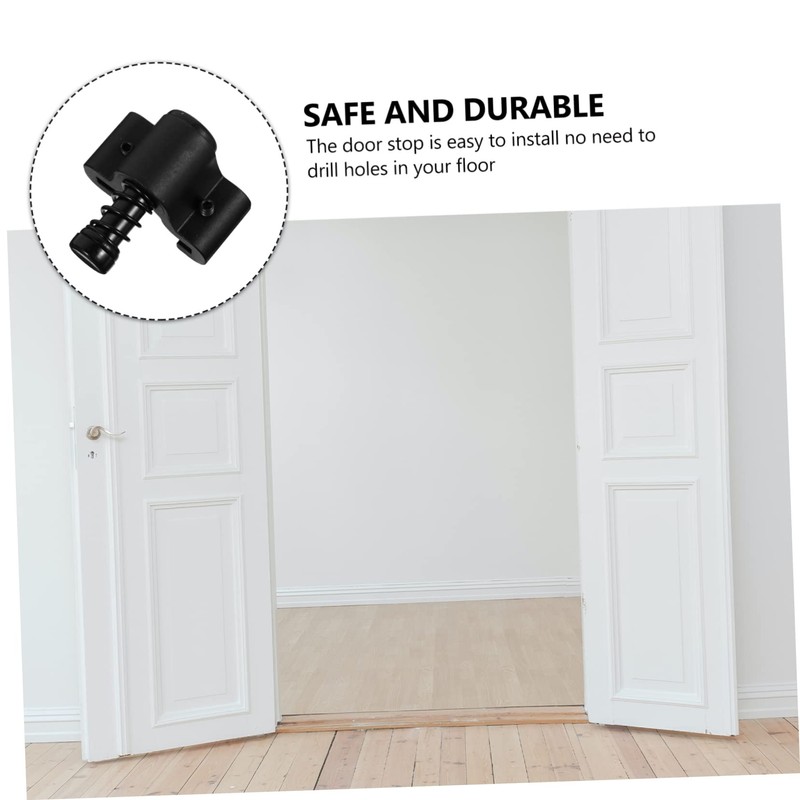 SHINEOFI 1Pc Spring Barn Door Stopper Easy Install No Drill
