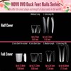 NOVO OVO 240pcs Duck Feet Nail Tips for Small and