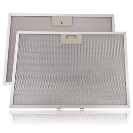 2PCS WB02X11012 Range Hood Grease Filter Compatible with GE Range Hood JV566H2SS JV665H2BB JV665H1CC JV666H2SS （17-1/2 ''x11-5/8''Inches）