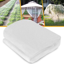 10 x 39 Ft Mosquito Netting for Garden, Mesh Netting Pest Barrier for Patio Porch Balcony Protect Fruit Trees Blueberries Vegetables Flowers (White)