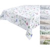 BEAUTEX Oilcloth Tablecloth, Wipe-Clean Tablecloth, Round, Oval Square, Choice of