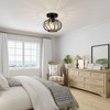 FRIDEKO HOME 2-Pack Semi Flush Mount Ceiling Light - Small