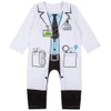 LENSOUS Baby Boys' Scientist Costume Bodysuit (Scientist, 3-6 Months)