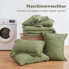 Freyamy Seersucker Bed Linen 135 x 200 cm 2-Piece Green