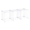Rubbermaid 3 Piece Storage Wire Stackable Cube Set, Easy Assemble,