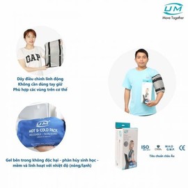 Hot And Cold Strap Bags, Reusable Hot and Cold Therapy Gel Wrap Support/Back/Knee/Waist/Arm/Elbow/Shoulder Ankle/Hip - Portable