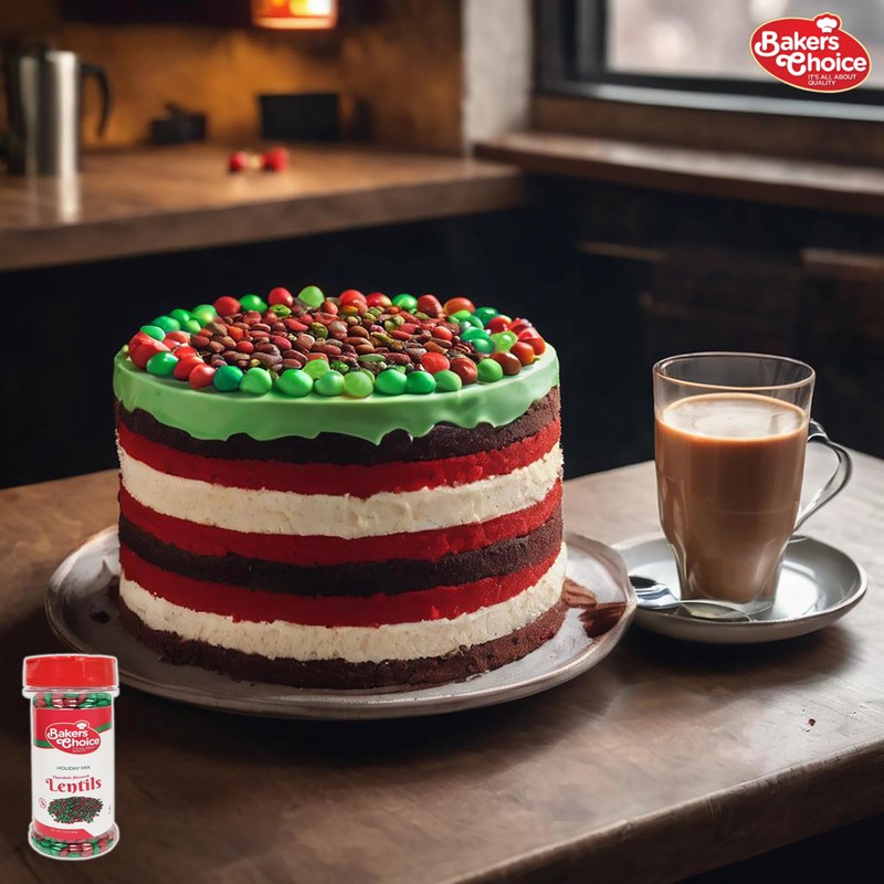 Baker's Choice Christmas Candy - Christmas Chocolate Candy - Red