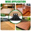 12Pack Adjustable Deck Support Pedestal Deck Foundation Base Support，Used for