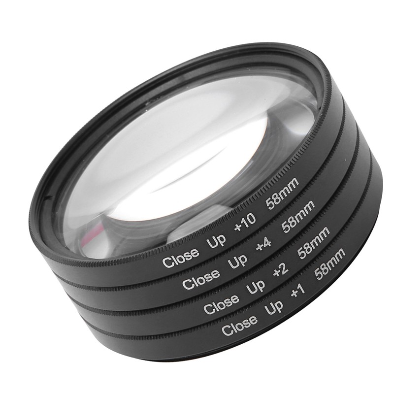 Optical Glass Macro Close Up +1 +2 +4 +10 Lens
