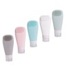 OHPHCALL Shampoo Dispenser Portable Travel Bottles Brush Dispensing Bottle Lotion