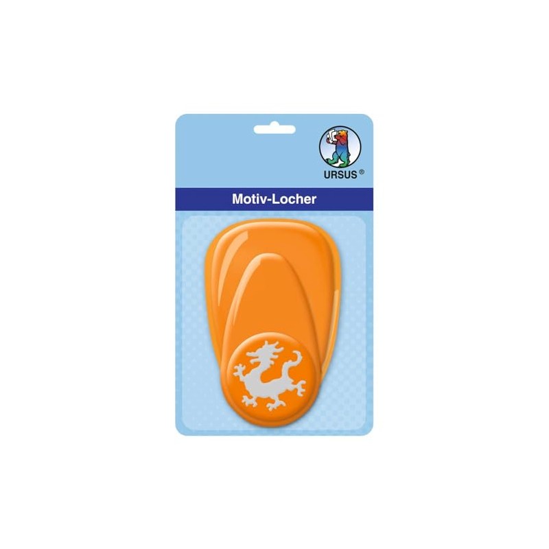 Ursus Hole punch with lever, medium, dragon, approx. 25.4 mm