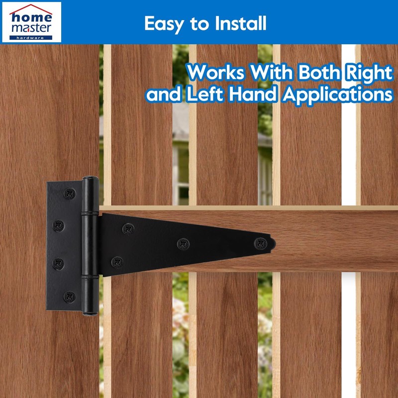 HOME MASTER HARDWARE 8 Inch T-Strap Heavy Duty Shed Door
