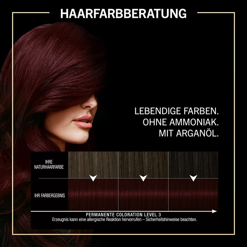 Syoss Oleo Intense Oil Colouration 3-22 Bordeaux Red Level 3