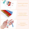 24 Pcs Acrylic Bookmark Blanks with Tassels: Clear Bookmarks Making