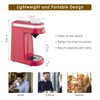 CHULUX Single Cup Coffee Maker Travel Coffee Brewer,Red