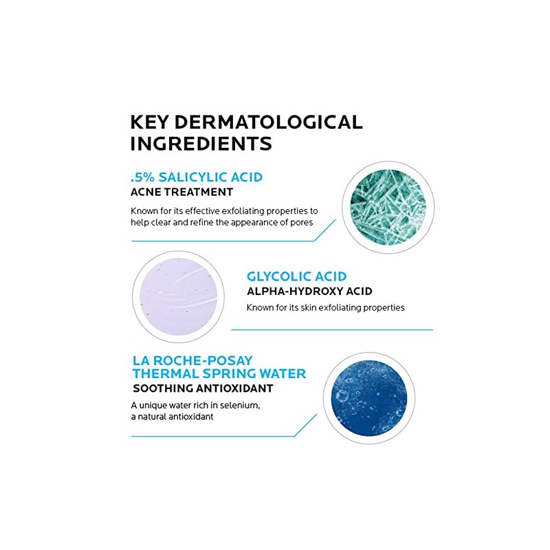 La Roche-Posay Effaclar Clarifying Solution Acne Toner with Salicylic Acid,