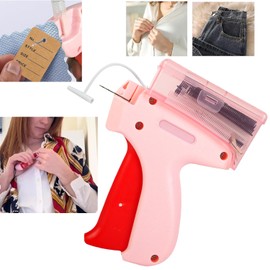 SONGER Quick Clothing Fixer, Mini Stitch Gun for Clothes, Portable Quick Stitch Sewing Gun Stitch Garment Tag with 5 Needles,1000 Black & 1000 White 5mm Micro Fasteners