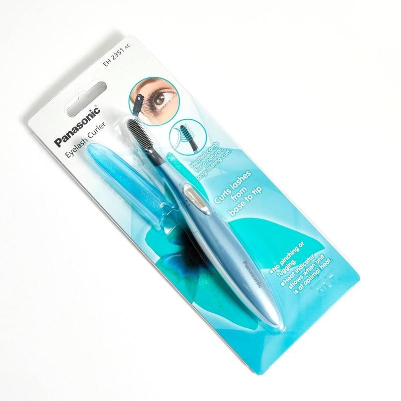 Panasonic Heated Eyelash Curler Comb With Non-Stick Silicone, Wand-Style -