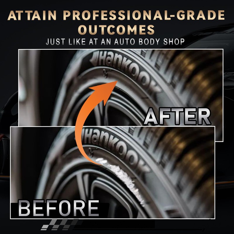 Matte Black Rim Touch Up Paint, Efficient Wheel Paint Pen