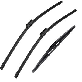 AHWOPS 3 Wiper Front and Rear Wiper Blades for Subaru Impreza 2017-2023/Crosstrek 2018-2023, OE Original Style (26″/16″ Front/12″ Rear) For My Car