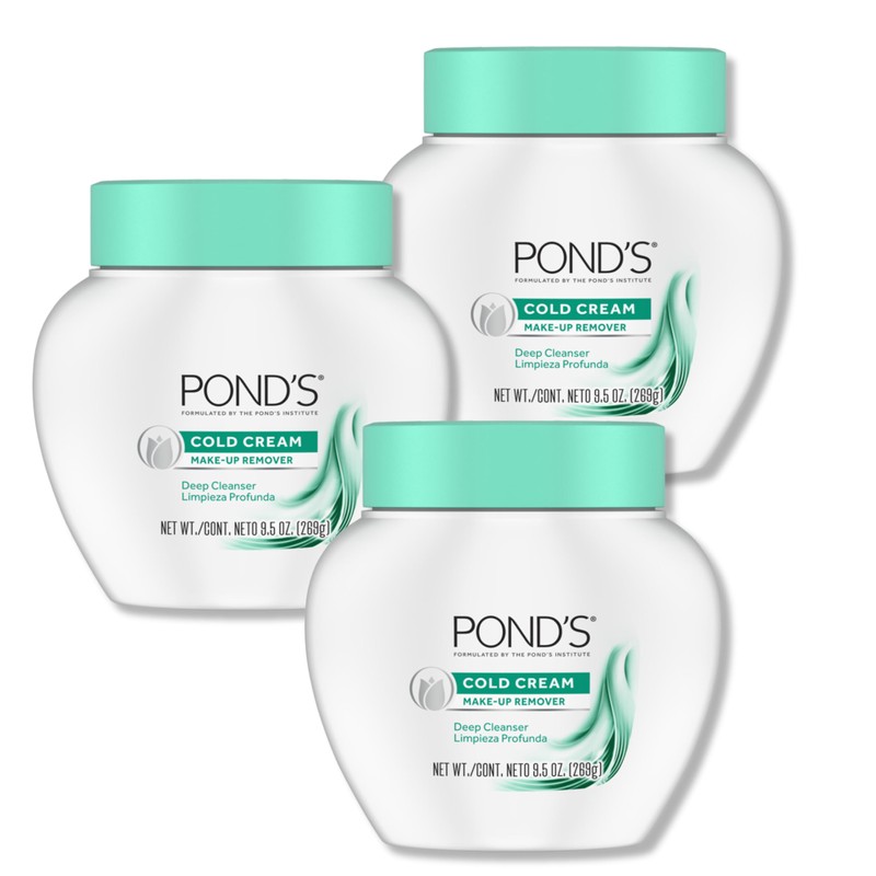 Pond's Crema fría removedora de maquillaje, 9.5 onzas (paquete de