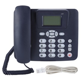 C267 Fixed Telephone Double Interface Support Extension for Business Office Home UsingBlue