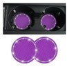 Car Cup Holder Coaster, 2 PCS Universal Bling Crystal Rhinestone