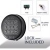 MOUNTPARTS Gun Safe Lock Replacement with 2 Override Keys &
