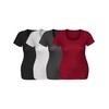 Emmalise Women's Short Sleeve Tshirt Scoop Neck Tee Value Set
