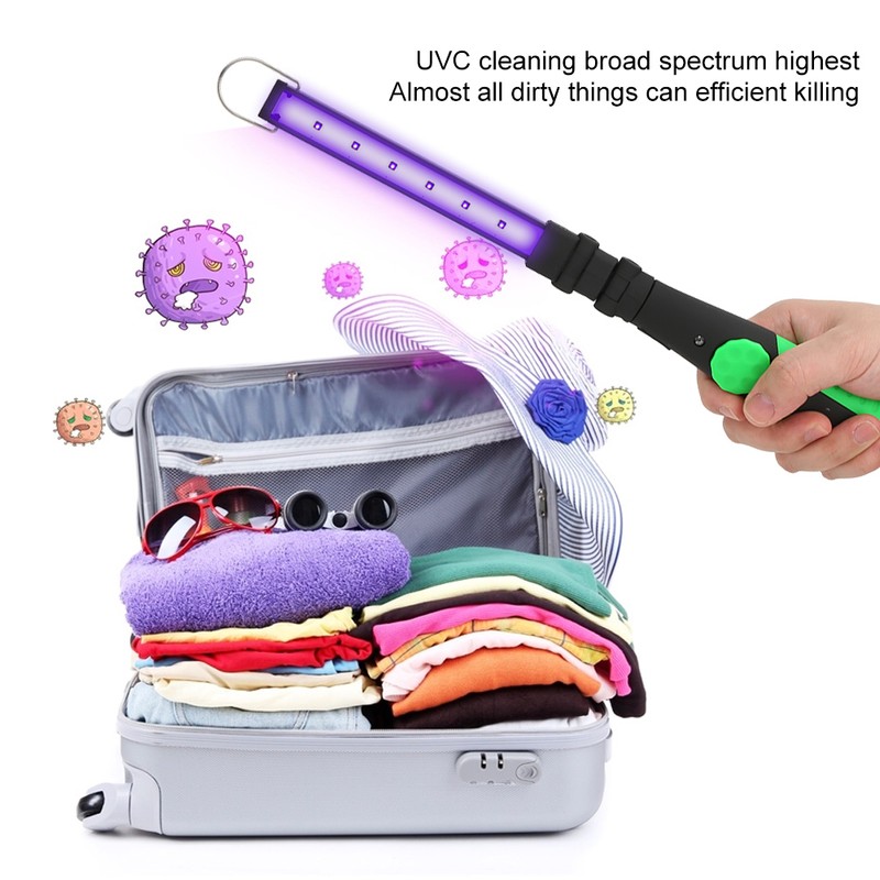ABS Rotation Switch UV Cleaning Portable LED Rechargeable Ultraviolet Light