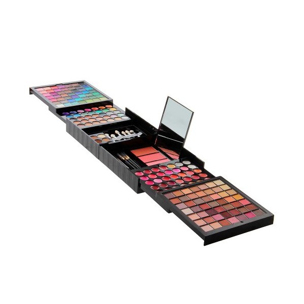 Pro 177 Color Eyeshadow Palette Blush Lip Gloss Makeup Beauty Cosmetic Set Kit