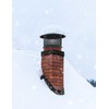 Hahaemall 8 Inch Chimney Cap Round Chimney Cover, Fireplace Chimney