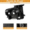 WEELMOTO Headlights Assembly for 2009-2014 Ford F150 Headlights Headlamp Replacement