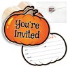 Cusrtyh Halloween Pumpkin Themed Double-Sided Shaped Fill-In Invitations card 15