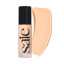 Saie Base Maquillaje Líquida Glowy Super Skin Tint Hidratante Suero Cobertura Ligera Media