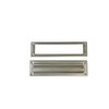Architectural Mailboxes Steel Mail Slot Accessory, Satin Nickel, MS00SNAM, Satin