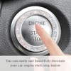 Gasedin Gasedin 2 PCS Car Engine Start Stop Decoration Ring,