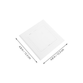 WOONEKY 2pcs Abs Access Panels for Drywall Ceiling Durable White Inspection Hatches for Wiring Plumbing and Electrical Access Stylish Design for Modern Interiors