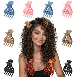 NAISIER Pinzas para La Raíz Del Cabello Rizado para Dar Volumen Y Levantar Los Rizos. Pinzas para Dar Volumen A La Raíz Del Cabello. Pinzas para Rizos Elásticos. Pinzas para Levantar La Raíz Sin Dejar