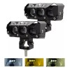 Faros Auxiliares Led De Doble Color 70w P/auto, Moto, 2