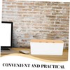KONTONTY Cable Cover Organizer Line Storage Box Hide Wires Power