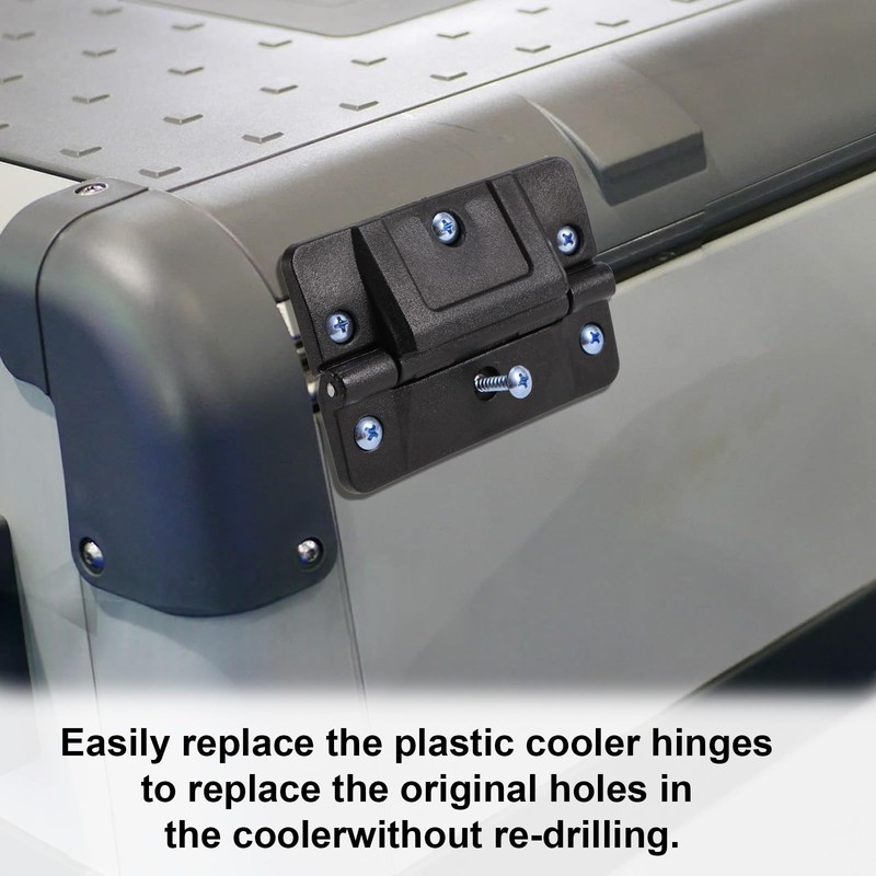BOXOB 2 Pcs Cooler Hinges Replacement Compatible with Igloo 150-165