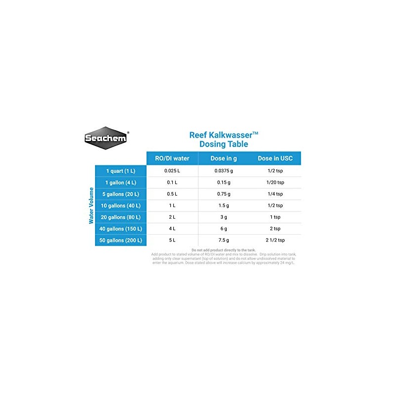 Seachem Reef Kalkwasser 1 Kilo