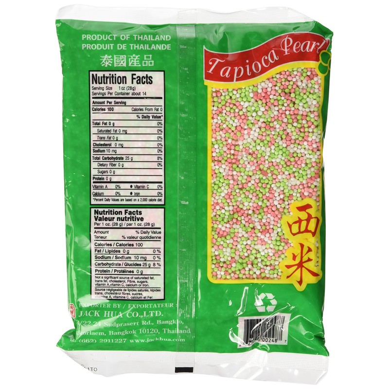 Tapioca Pearls, Tapioca Balls, Tapioca Pearls Small 14 Oz. Bags,