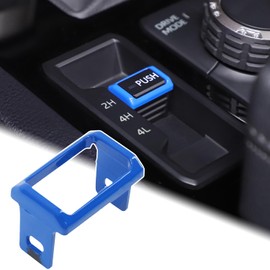 Aunginsy Car 4WD Mode Switch PUSH Button Cover Trim Compatible with Toyota Tundra 2022-2024 2025 Center Console 4WD Four-Wheel Drive Gear Shift Panel Frame Differential Shift Protector ABS Accessories