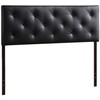 Baxton Studio Bedford Queen Sized Headboard, Black